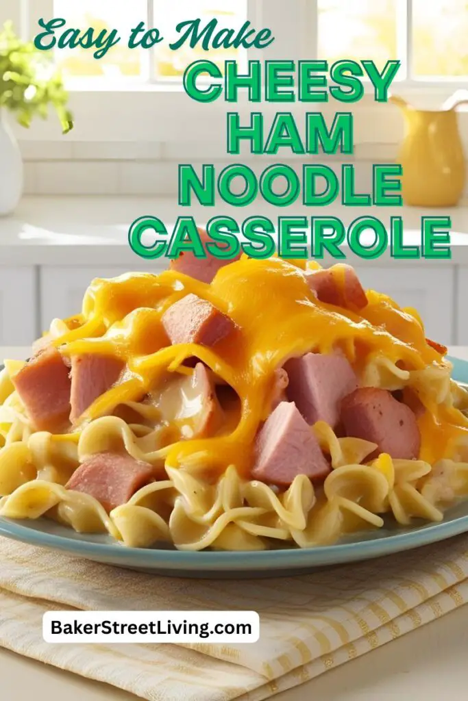 cheesy ham casserole recipe