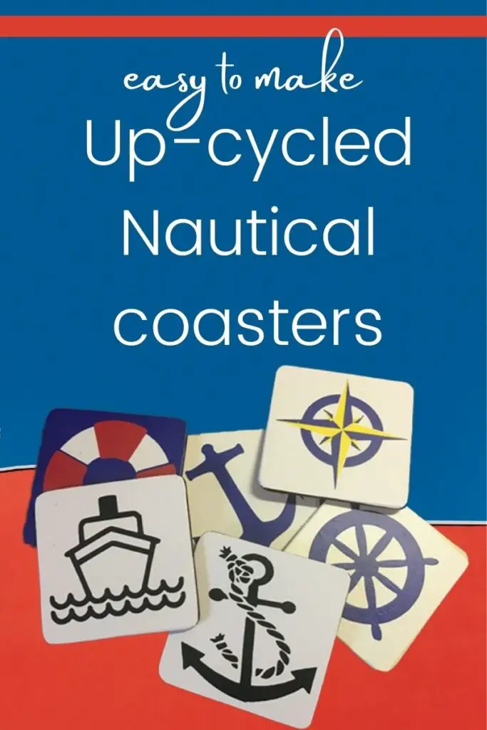 how to make up-cycled coasters