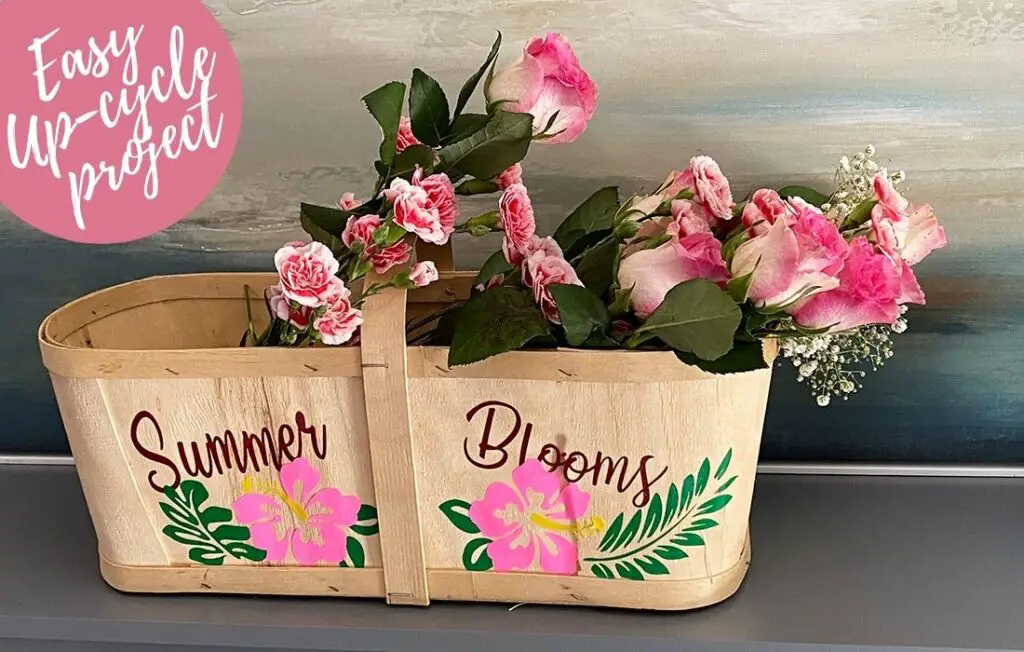 easy to make smmer blooms basket