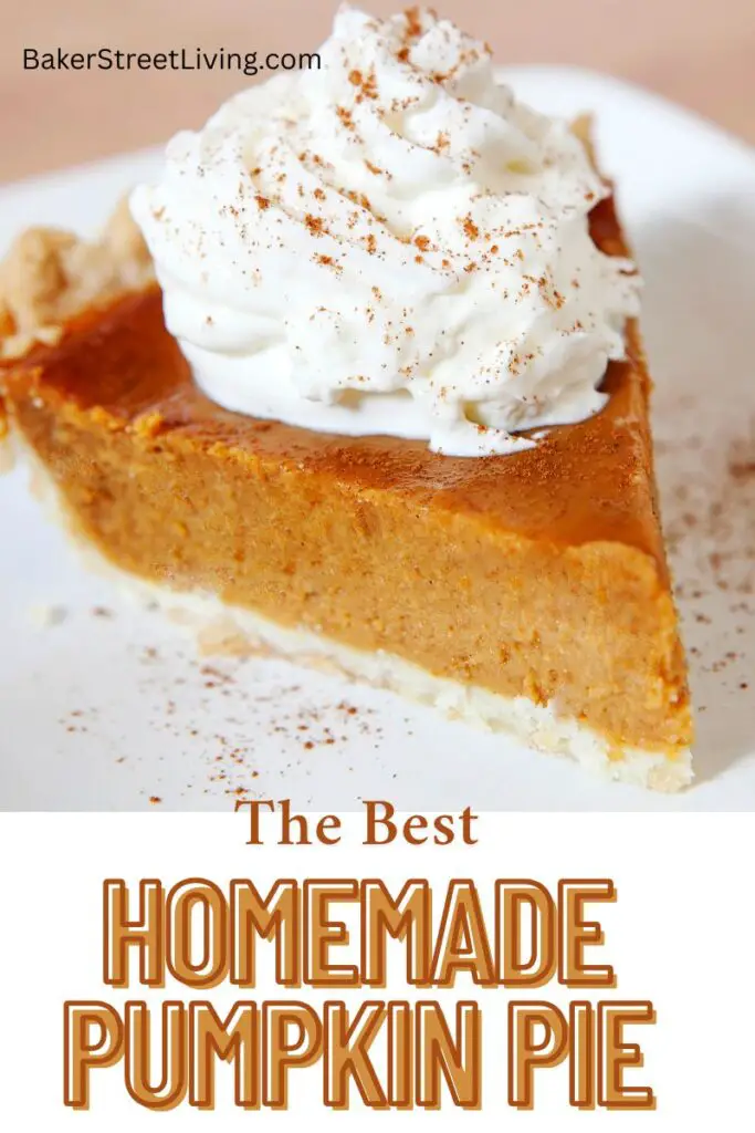 homemade pumpkin pie