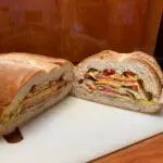 Hero sized stuffed sandwich