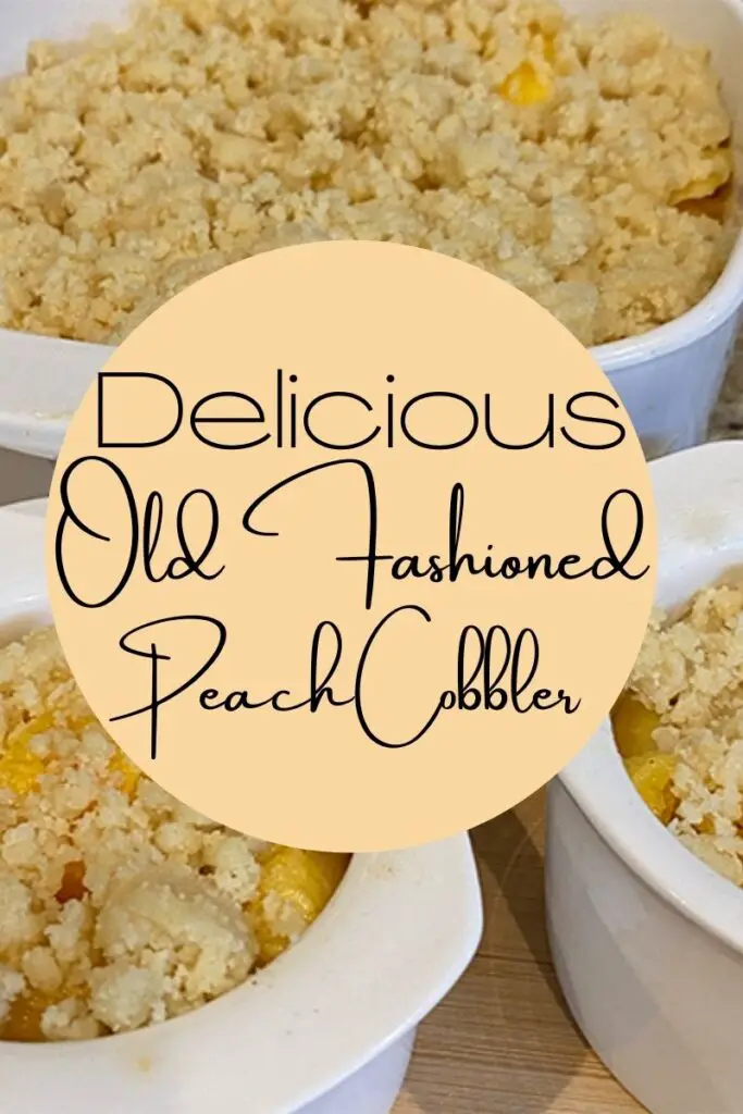 old fashioned peach cobbler recipe