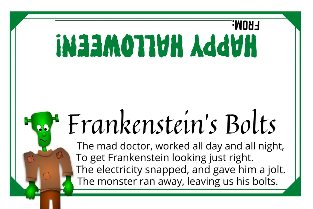 Halloween Frankensteins Bolts