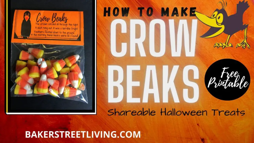 How to Make Halloween Crow Beaks halloween treats