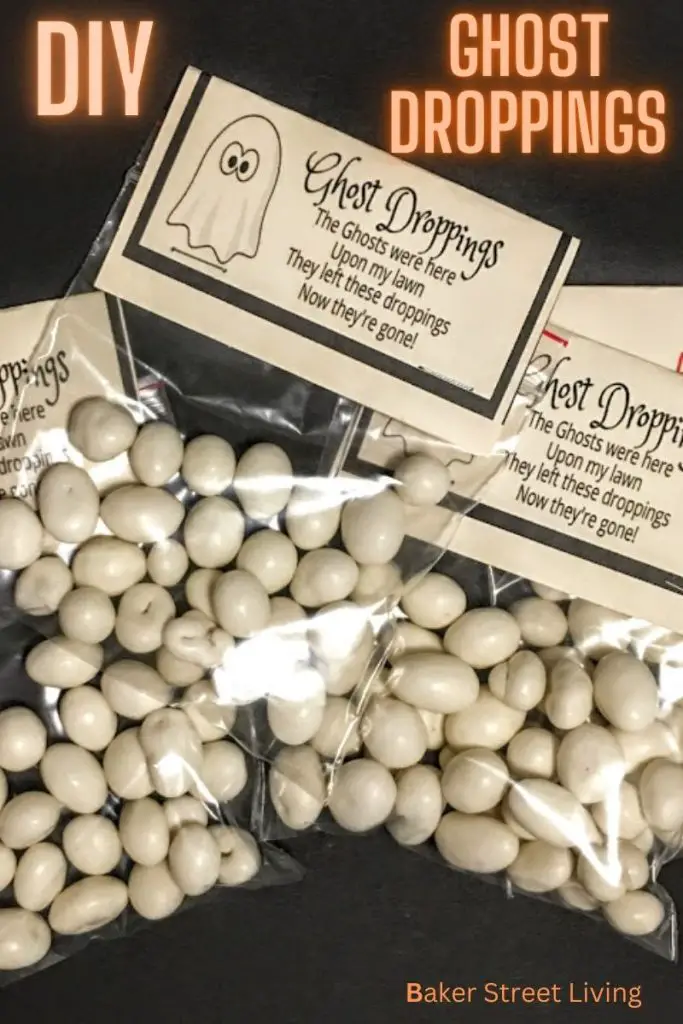 how to make ghost droppings halloween treats