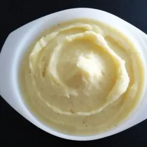 onion infused mashed potatoes