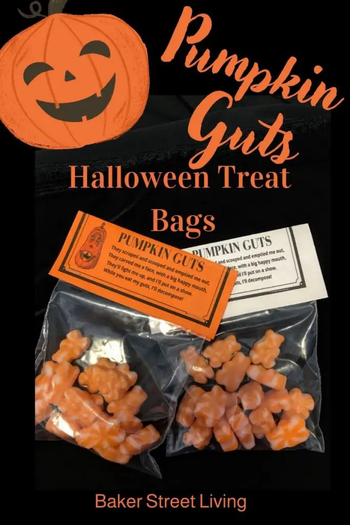 pumpkin guts treat bags