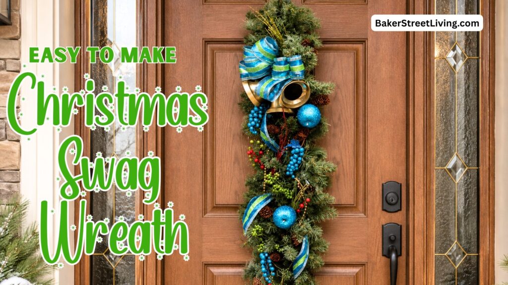 DIY christmas Swag Wreath