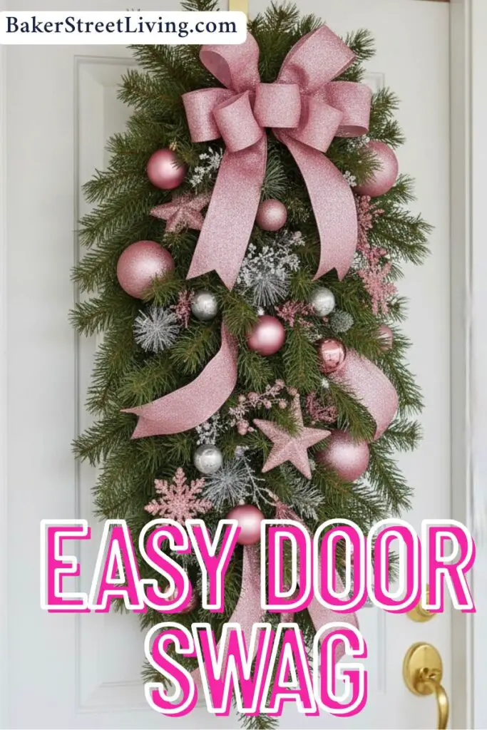 DIY Christmas Swag Wreath