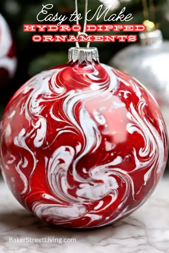 hydro dipped ornaments