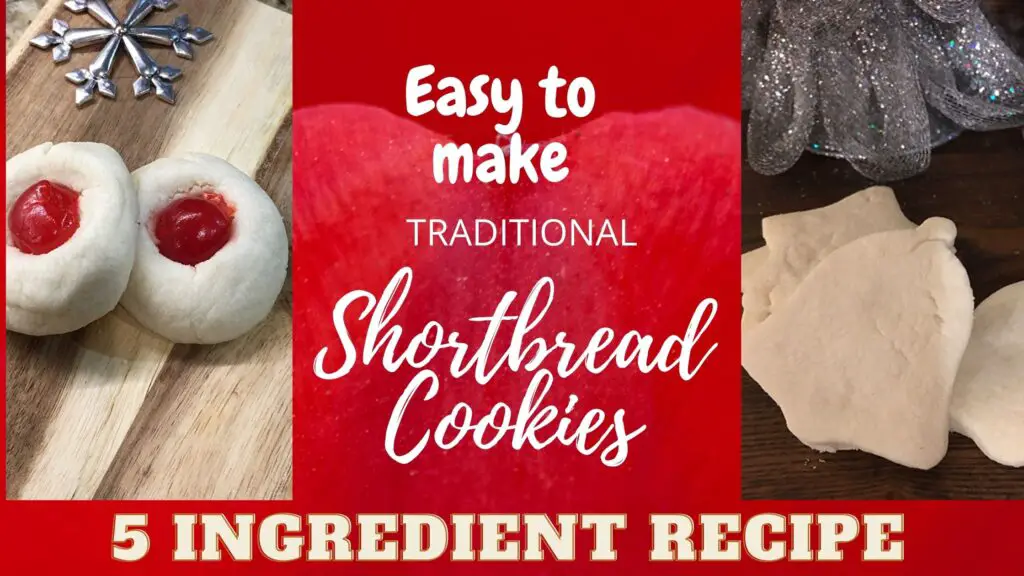 Easy to make Traditional Shortbread cookies title image