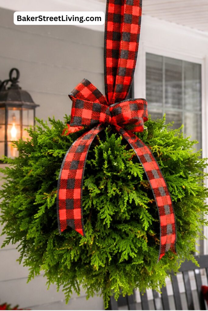 cedar kissing ball