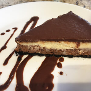 triple chocolate cheesecake