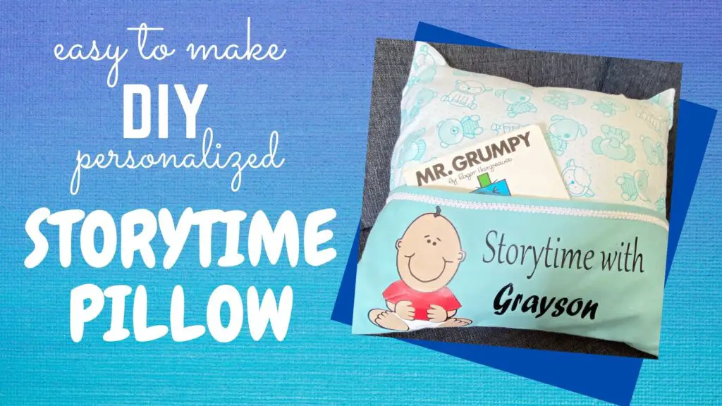 DIY Custom Storytime Pillow