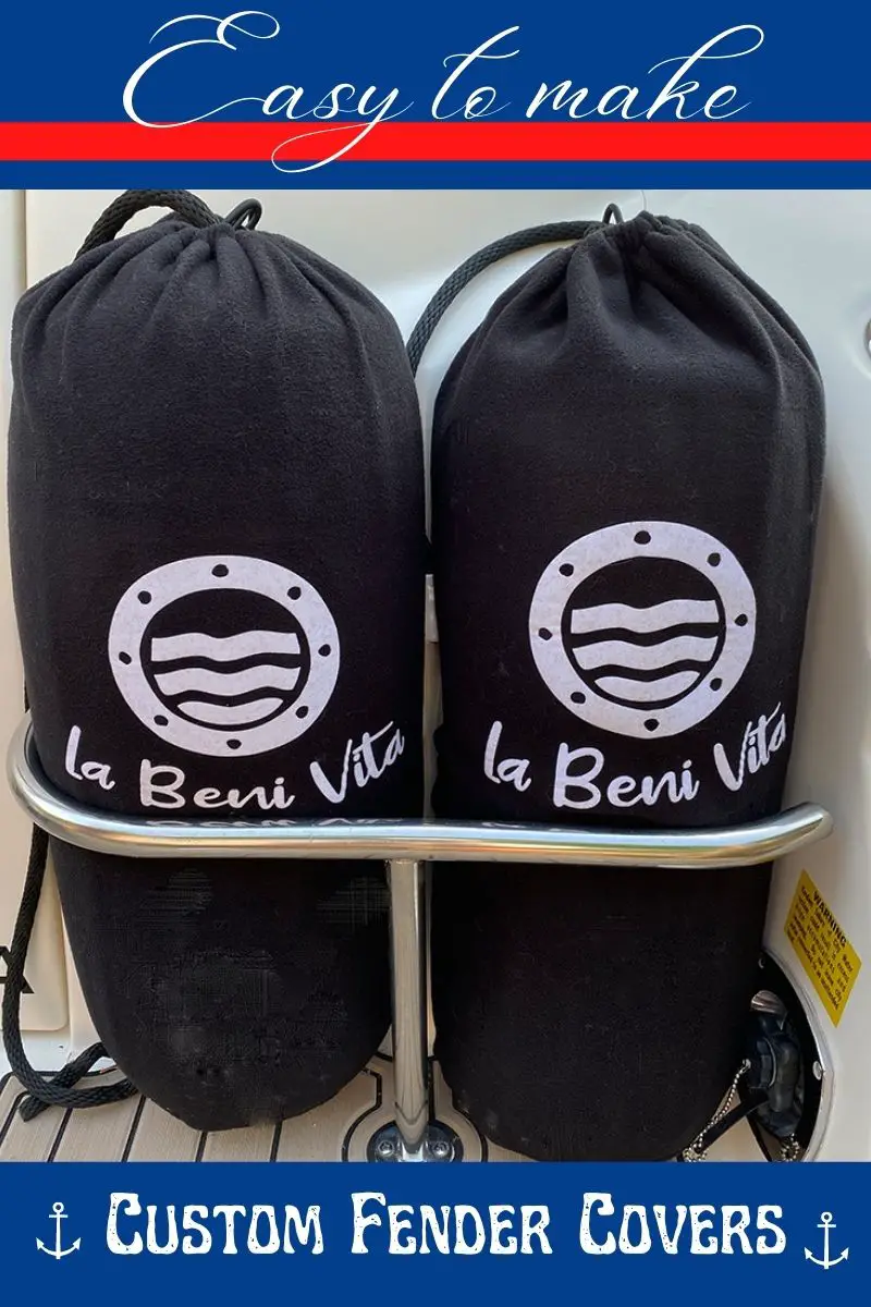 How to make custom boat fender covers. Baker Street Living