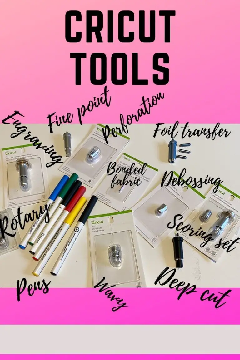 The complete guide to the different Cricut cutting blades. Baker