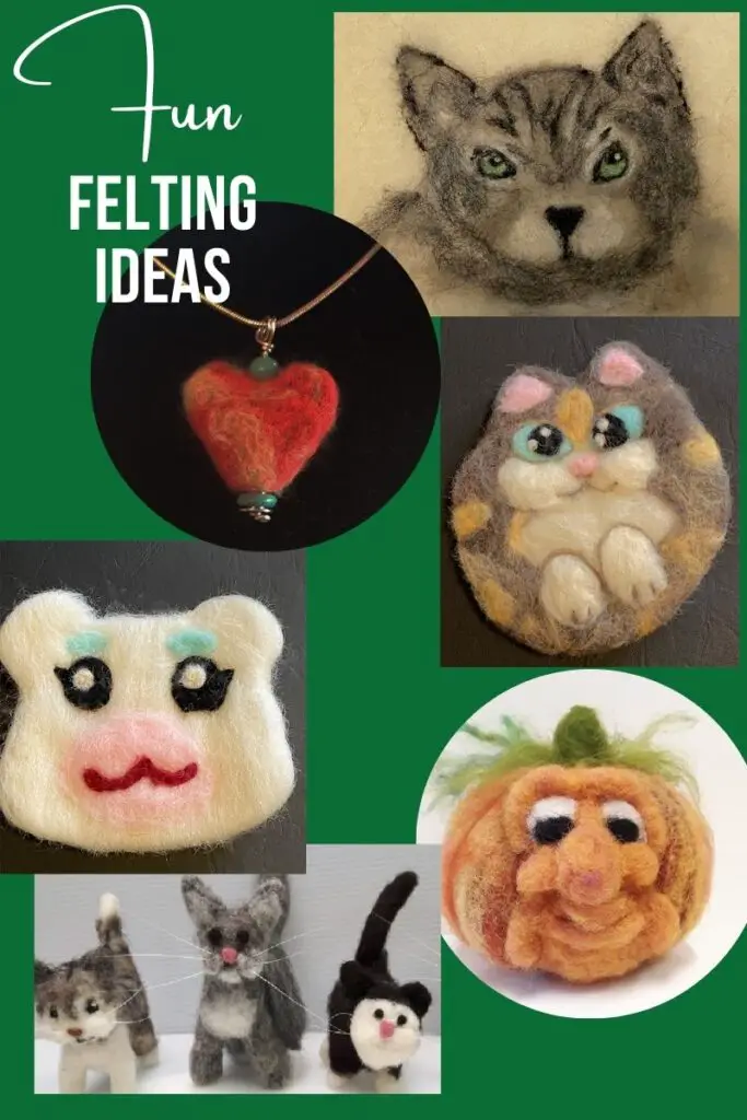 guide to needle felting - great for beginners