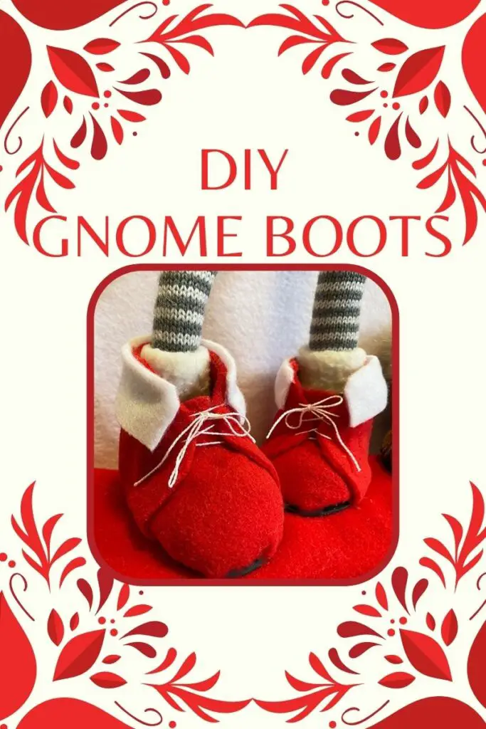 diy gnome shoes and boots from cardboard tubes