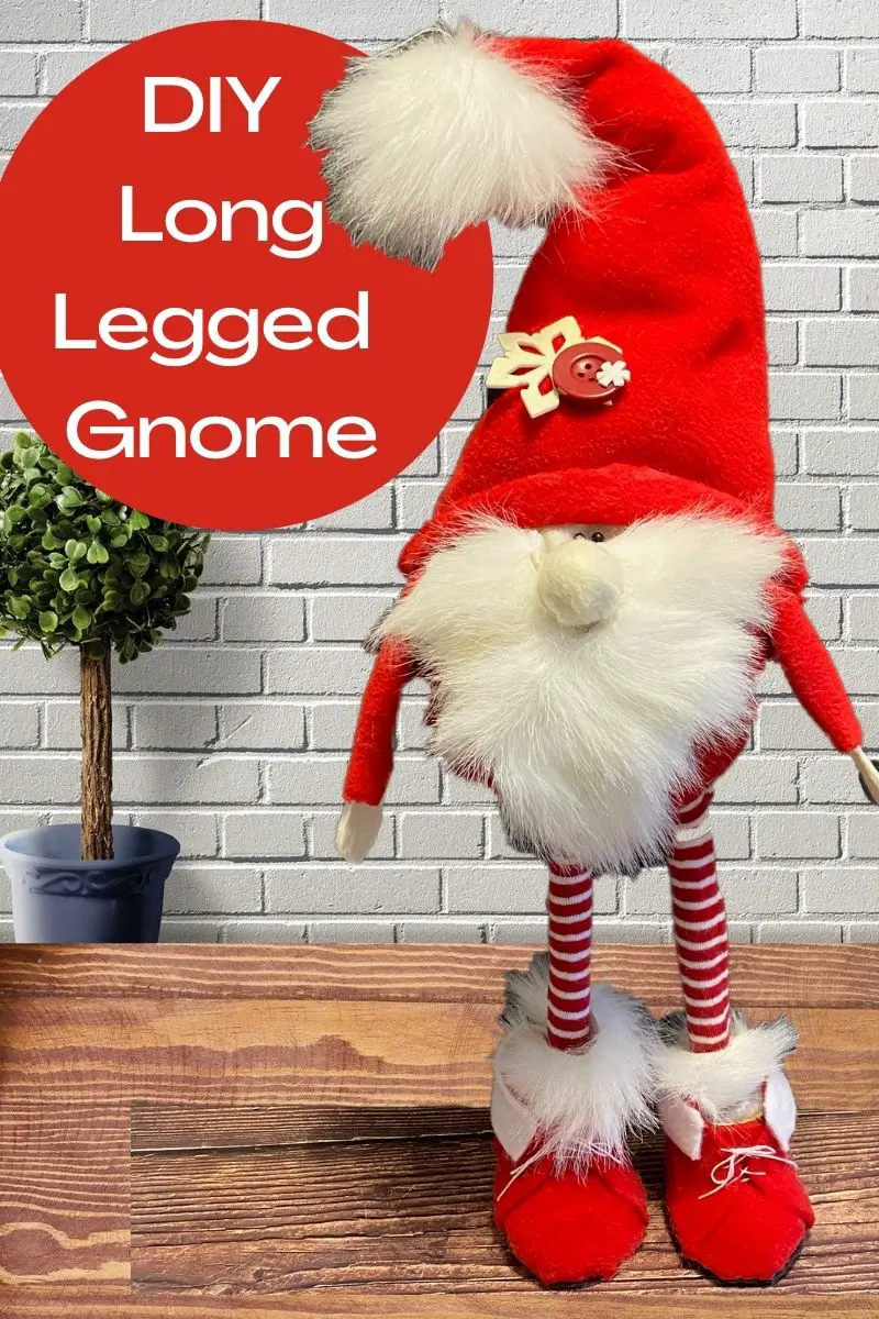 DIY long legged gnome