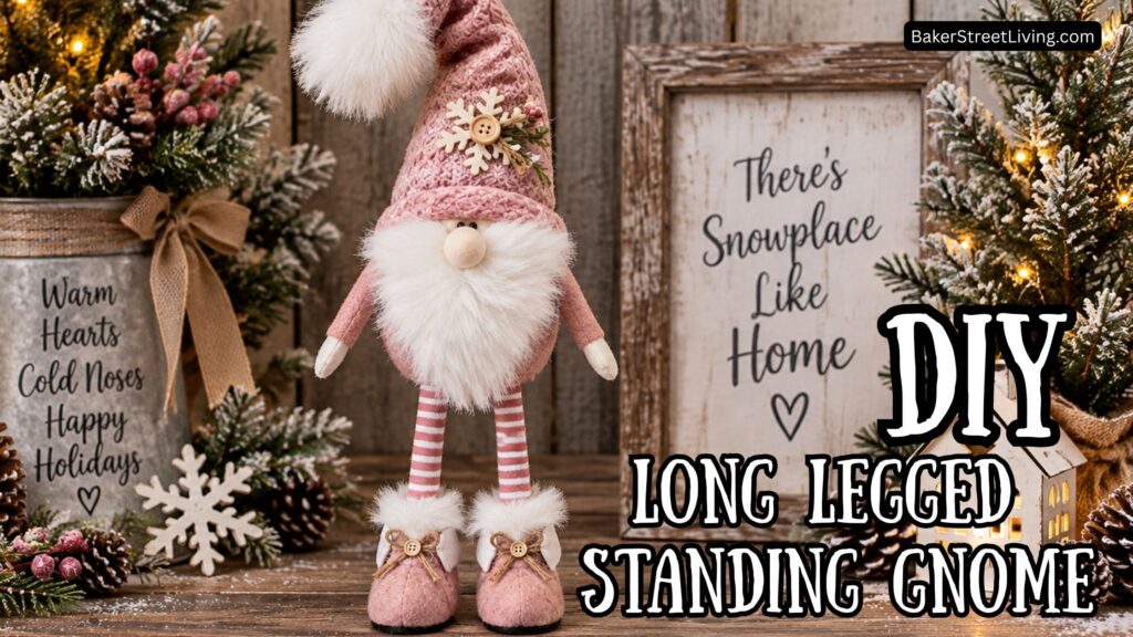 DIY Standing Gnome