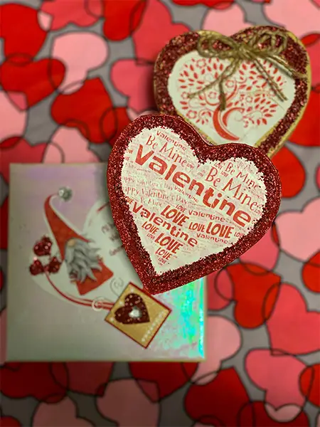 diy personalized valentine's day gift box