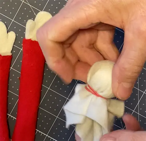 How to make a standing gnome - make nose
