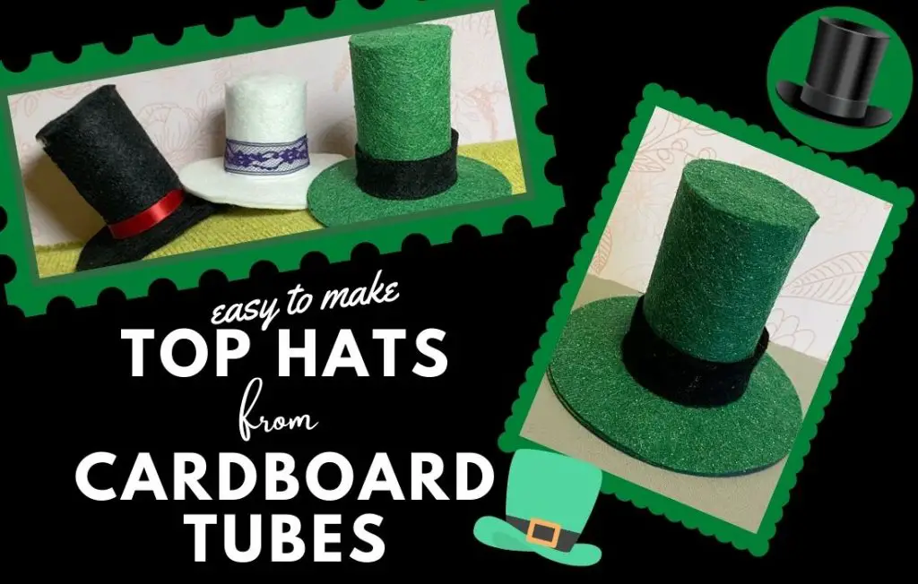 diy cardboard tube top hat