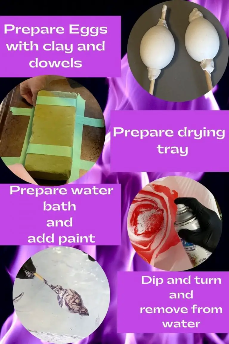 How to Marbleize Easter Eggs with Spray paint Baker Street Living