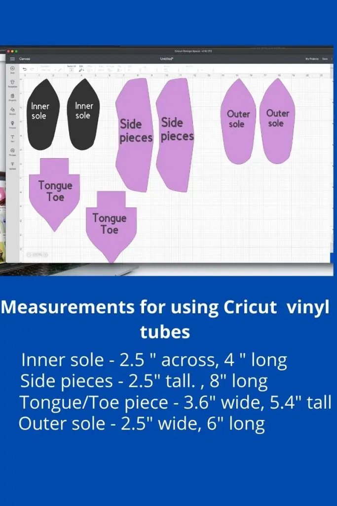 witch shoe pattern sizes