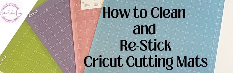 how to clean and re stick cricut cutting mats