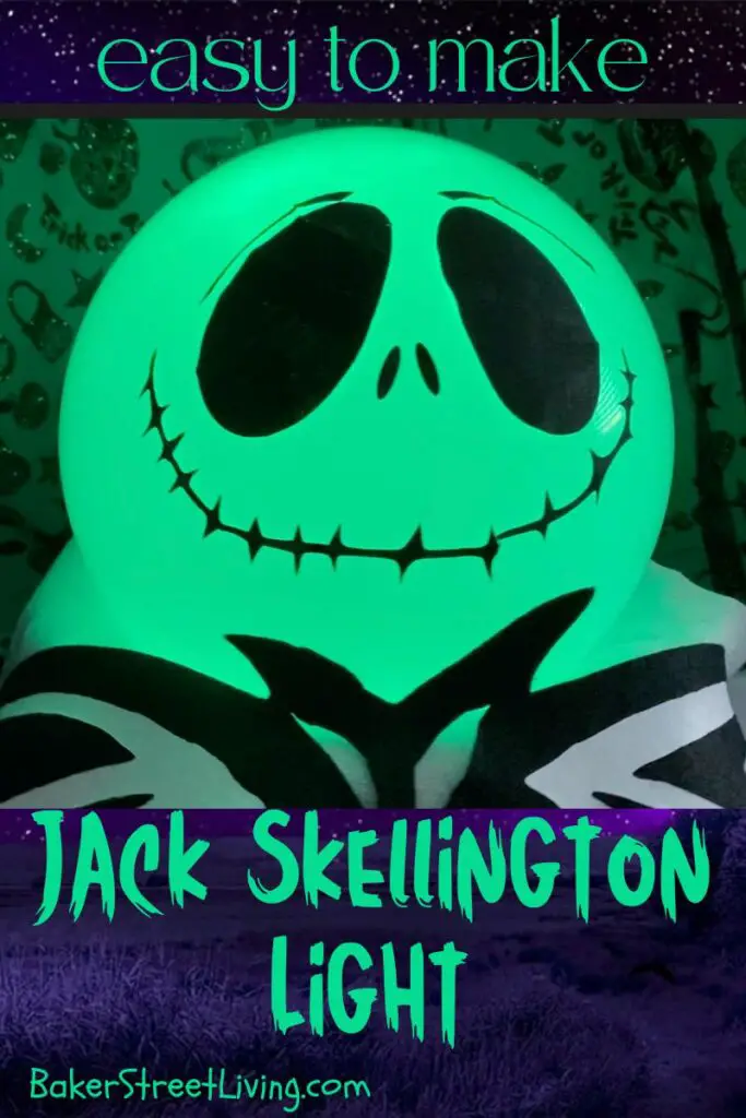 DIY Jack Skellington Light Project