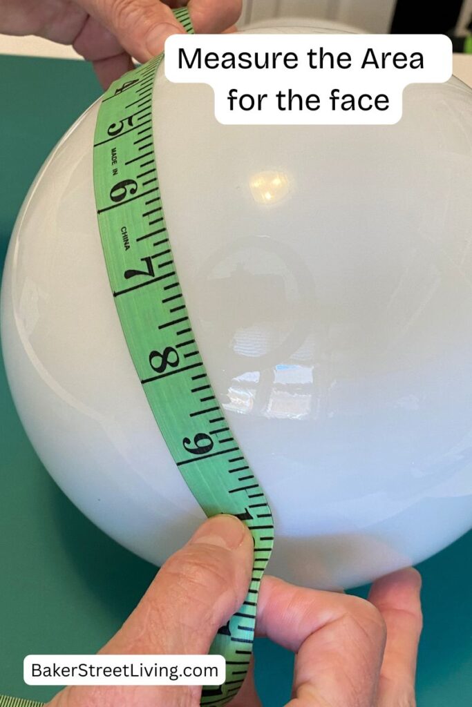 making a DIY Jack Skellington Light