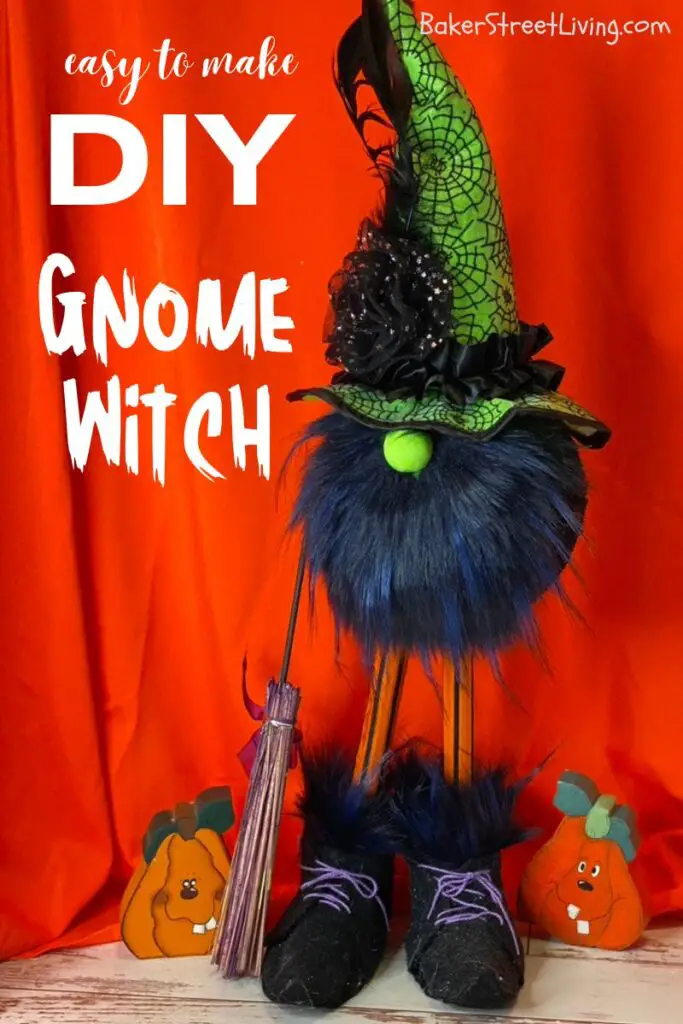 easy to make DIY Gnome Witch