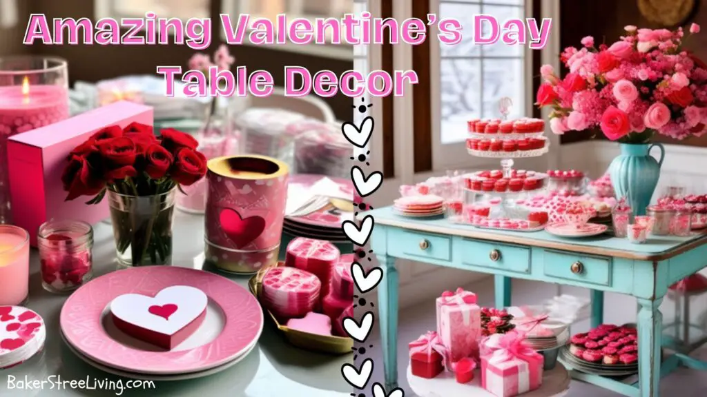 Valentine's Day Table Decor - Baker street Living