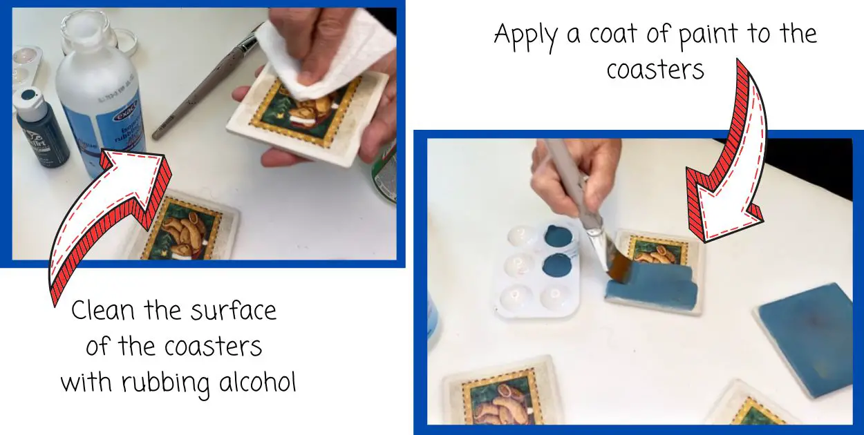 Vintage Look DIY Christmas Coasters (Free Pattern) Baker Street Living