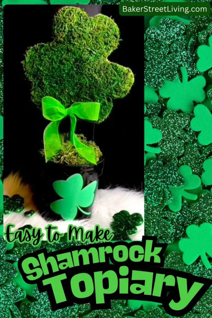 diy shamrock topiary