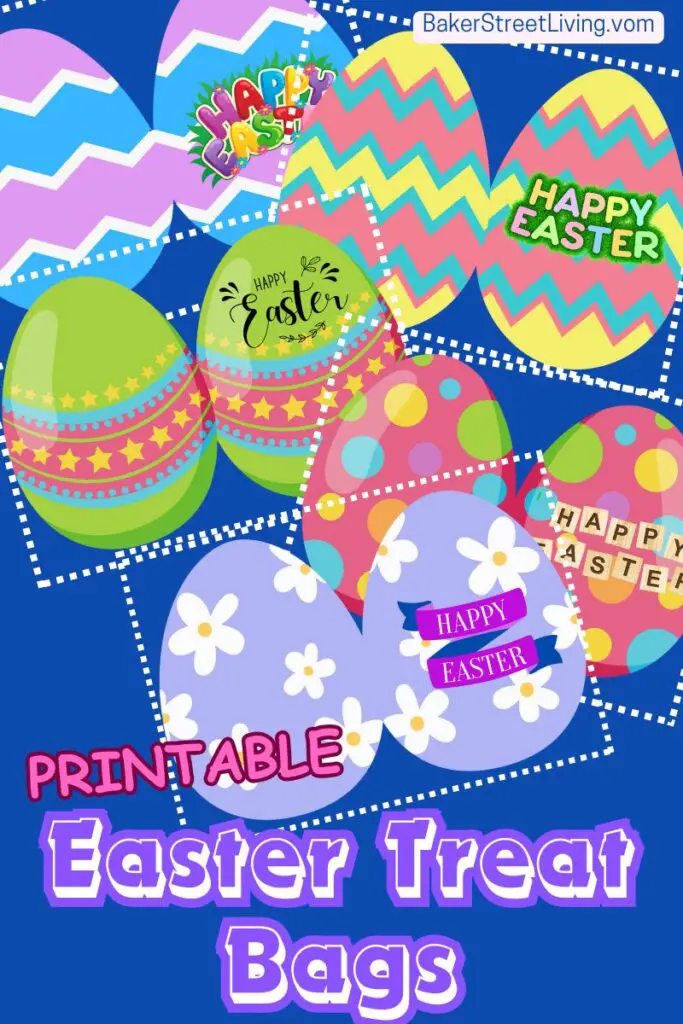 Printable designs for printable Easter treat bags