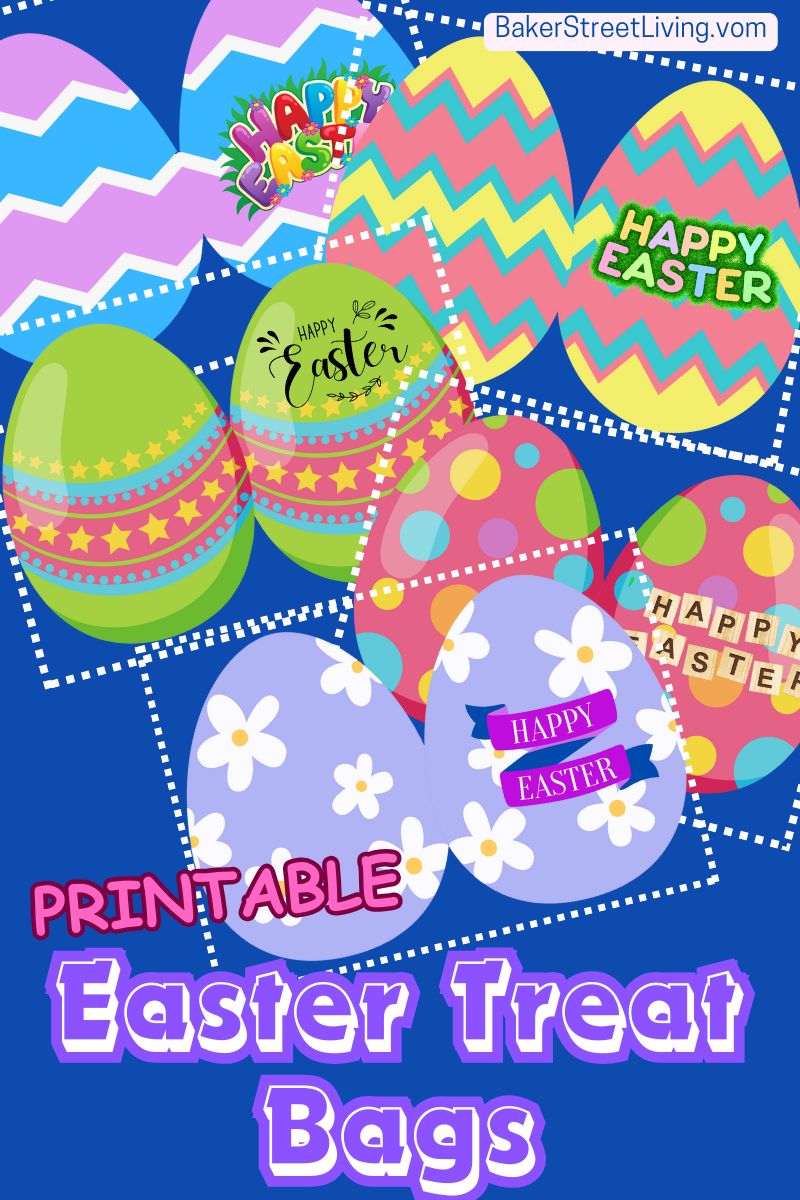 Easy to Make Printable Easter Treat Bags - Baker Street Living