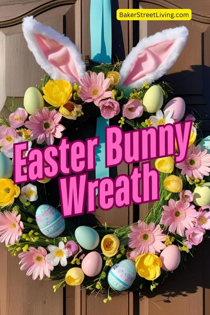 wreath with bunny ears