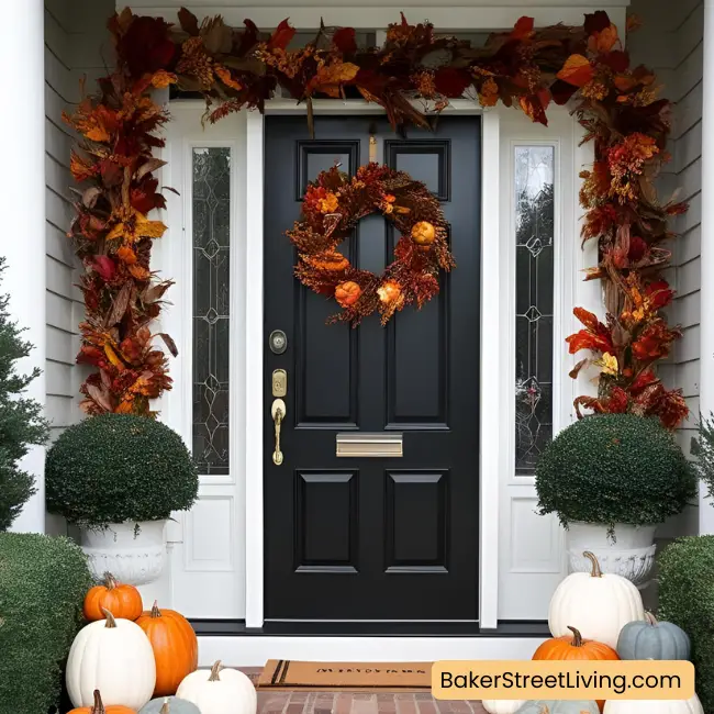 Fall Front Door Decor Ideas - traditional look