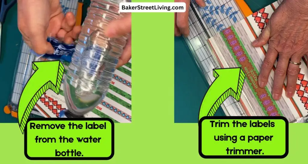 making printable minecraft water bottle labels