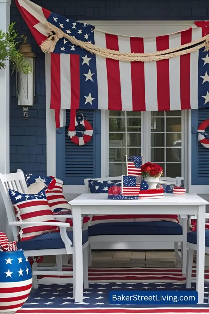 4th of july decorating ideas on a small front porch