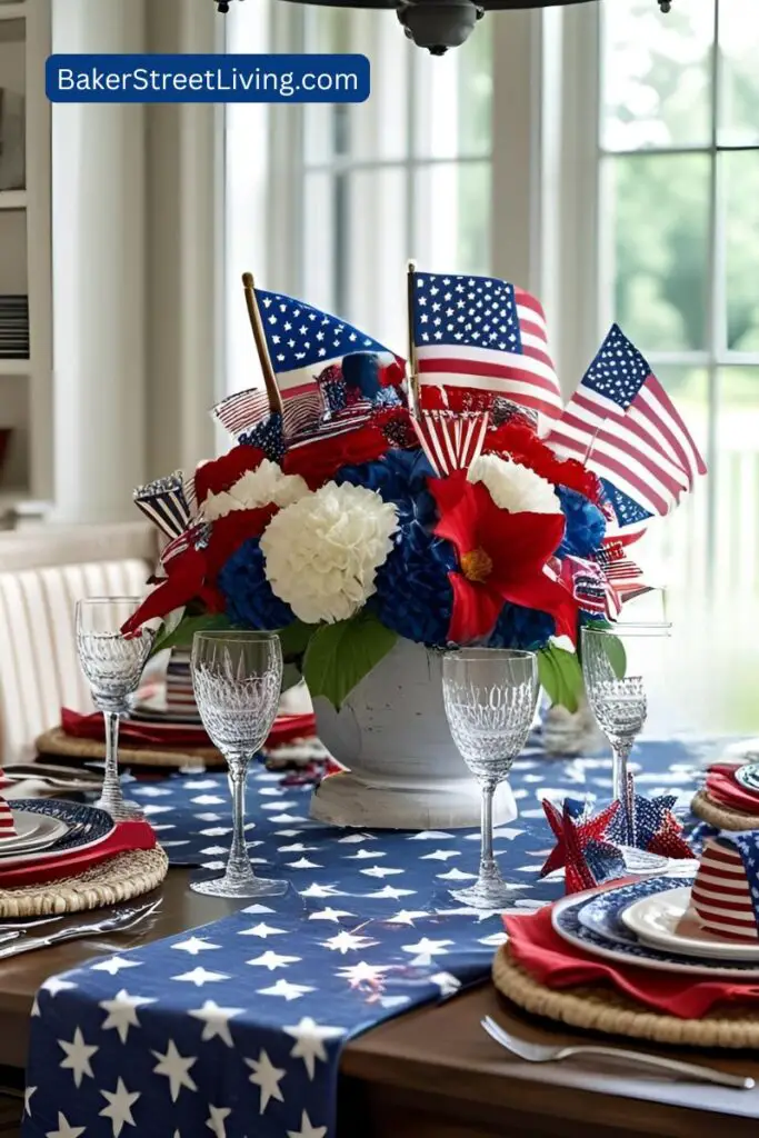 patriotic centerpiece