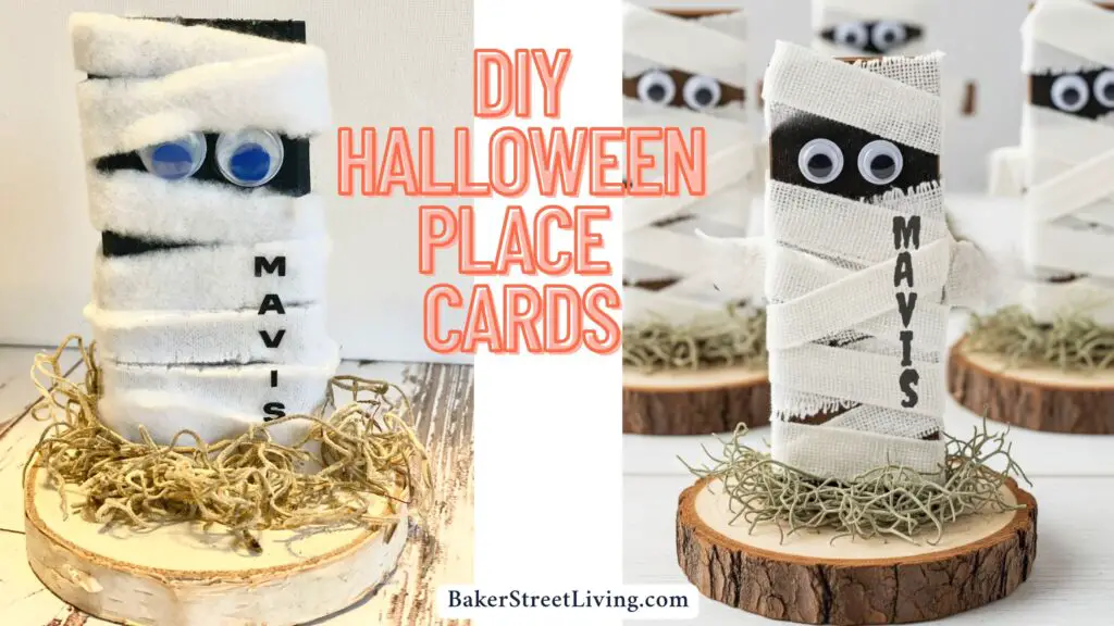 Easy DIY Halloween Place Cards