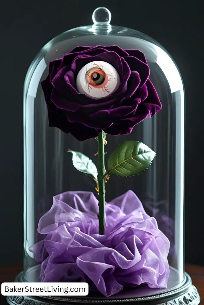 halloween eyeball flower
