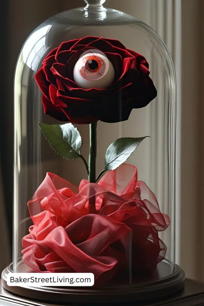 halloween eyeball flower