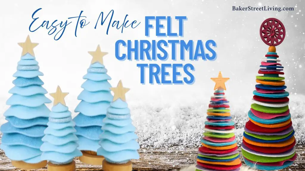 easy DIY felt christmas tree