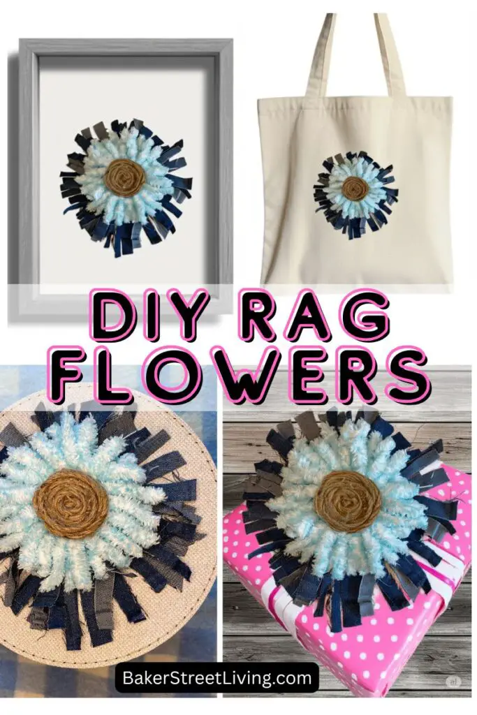 easy DIY Rag Flowers