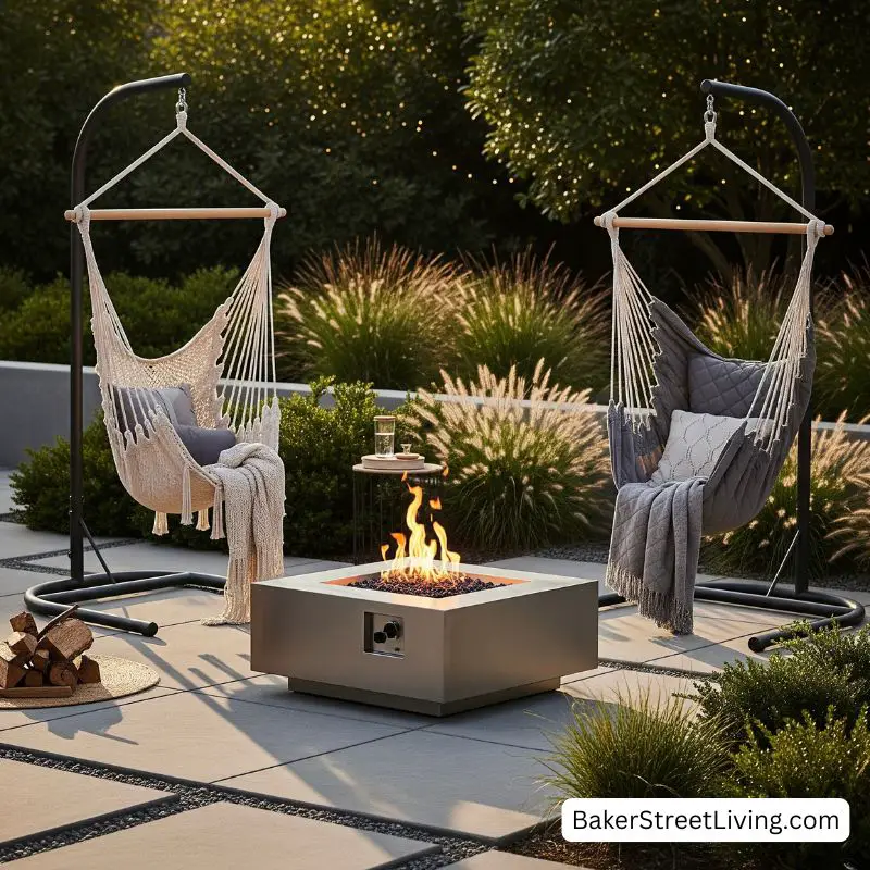Fire pit Seating Ideas - Hammock Chairs