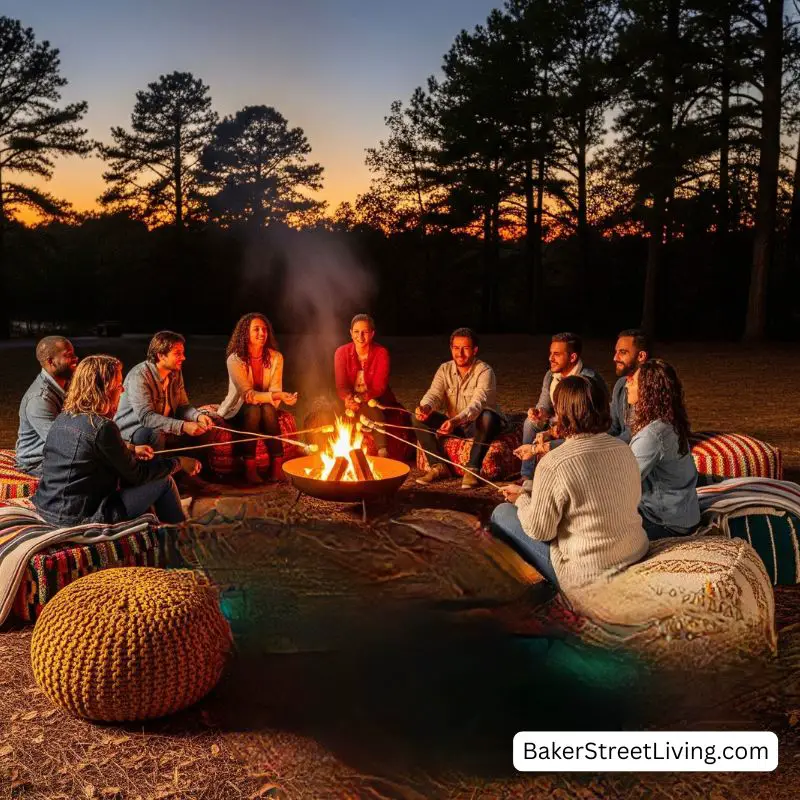 Fir3 Pit Seating Ideas - Low Seating